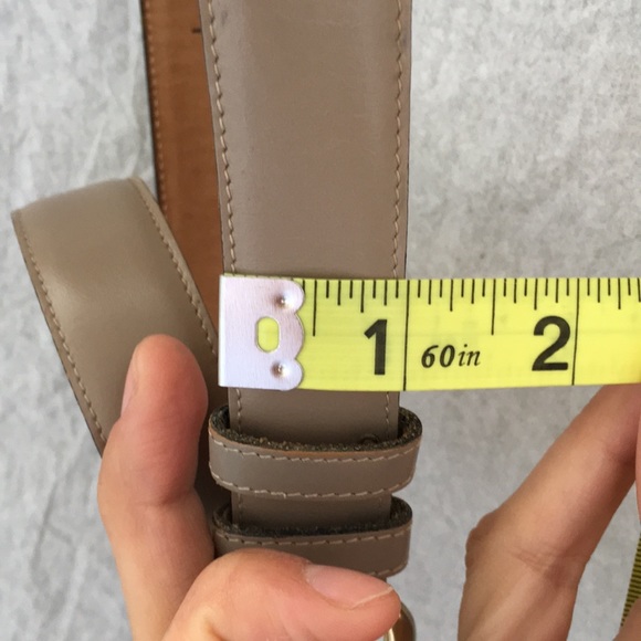 ANNE KLEIN beige nude tan belt women’s - Picture 3 of 3